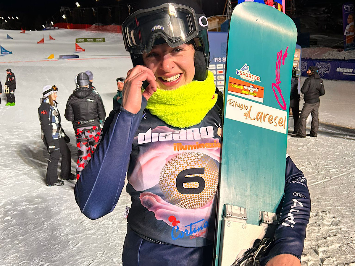 Snowboard Lucia Dalmasso Splendidamente Seconda A Cortina Sciaremag