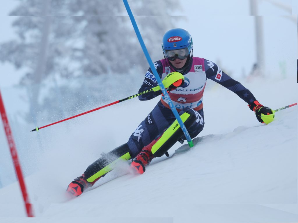 Slalom levi La formidabile seconda manche di Mikaela Shiffrin by Eurosport SciareMag